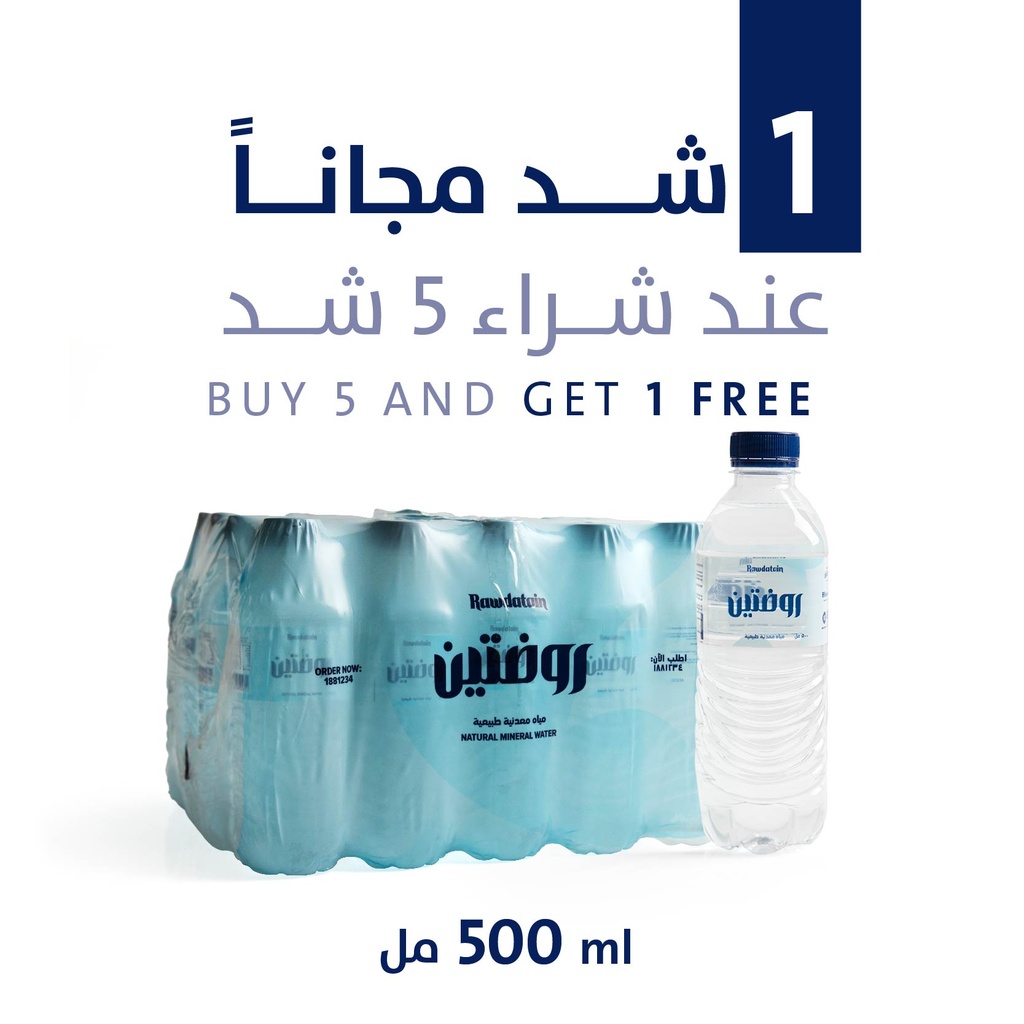 RAWDATAIN WATER 500 ML 20 PC offer 1