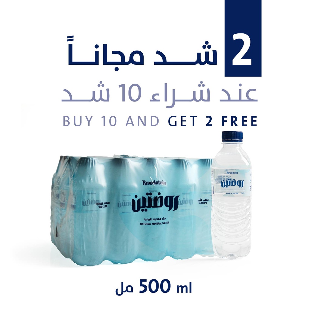 RAWDATAIN WATER 500 ML 20 PC offer 2