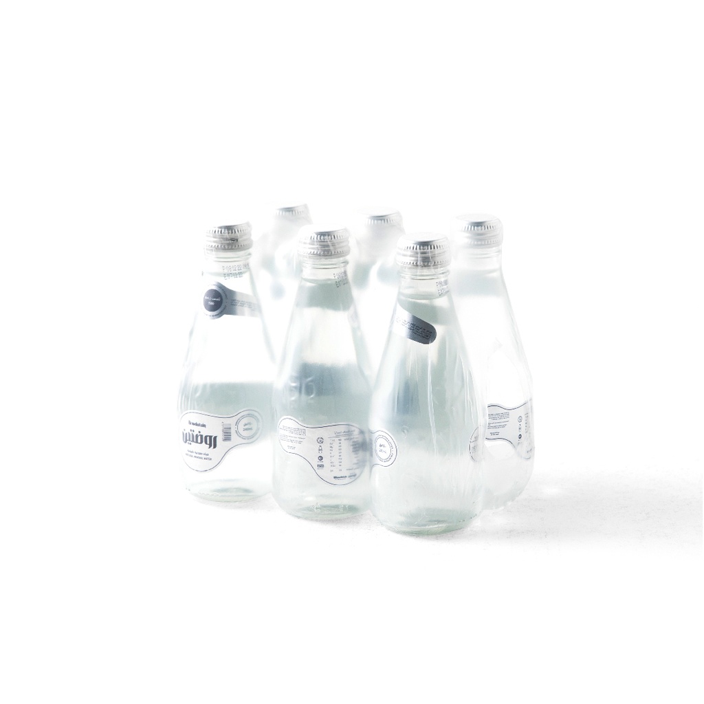 RAWDATAIN GLASS BOTTLE STILL  240 ML 24 PC