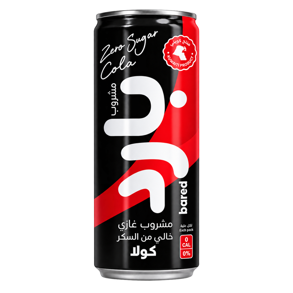 Bared Zero Sugar Sparkling Cola 250ml*24pc